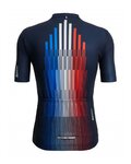 SANTINI Kurzarm Fahrradtrikot - TOUR DE FRANCE 2022 - Weiß/Rot/Blau