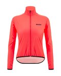 SANTINI Winddichte Fahrradjacke - NEBULA WINDPROOF W - Rosa