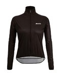 SANTINI Winddichte Fahrradjacke - NEBULA - Schwarz