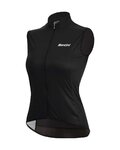 SANTINI Fahrradweste - NEBULA WINDPROOF W - Schwarz