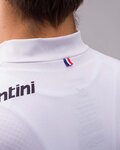 SANTINI Kurzarm Fahrradtrikot - TOUR DE FRANCE 2022 - Weiß
