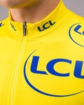 SANTINI Kurzarm Fahrradtrikot - TOUR DE FRANCE 2024 - Gelb