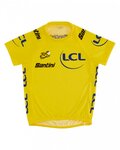 SANTINI Kurzarm Fahrradtrikot - TOUR DE FRANCE 2024 - Gelb