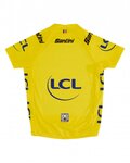 SANTINI Kurzarm Fahrradtrikot - TOUR DE FRANCE 2024 - Gelb