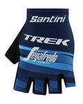 SANTINI Fingerlose Fahrradhandschuhe - TREK 2019 RACE LADY - Schwarz/Blau