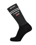 SANTINI Klassische Fahrradsocken - TREK 2019 AERO - Schwarz