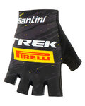 SANTINI Fingerlose Fahrradhandschuhe - TREK PIRELLI 2020 - Schwarz/Gelb