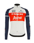 SANTINI Winddichte Fahrradjacke - TREK SEGAFREDO 2020 - Blau/Rot/Weiß