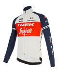 SANTINI Winddichte Fahrradjacke - TREK SEGAFREDO 2020 - Blau/Rot/Weiß
