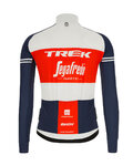 SANTINI Winddichte Fahrradjacke - TREK SEGAFREDO 2020 - Blau/Rot/Weiß