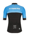 SANTINI Kurzarm Fahrradtrikot - TREK CXC 2020 - Hellblau/Schwarz