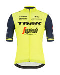 SANTINI Kurzarm Fahrradtrikot - TREK SEGAFREDO 2020 - Schwarz/Gelb