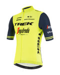 SANTINI Kurzarm Fahrradtrikot - TREK SEGAFREDO 2020 - Schwarz/Gelb