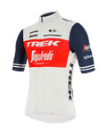 SANTINI Kurzarm Fahrradtrikot - TREK SEGAFREDO 2020 - Blau/Rot/Weiß