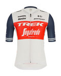 SANTINI Kurzarm Fahrradtrikot - TREK SEGAFREDO 2020 - Weiß/Blau/Rot