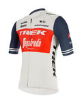 SANTINI Kurzarm Fahrradtrikot - TREK SEGAFREDO 2020 - Weiß/Blau/Rot