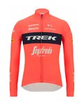 SANTINI Langarm Fahrradtrikot für den Winter - TREK SEGAFREDO 2022 WINTER - Rosa
