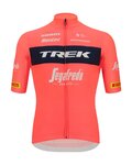 SANTINI Kurzarm Fahrradtrikot - TREK SEGAFREDO 2022 FAN LINE - Rosa