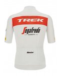 SANTINI Kurzarm Fahrradtrikot - TREK SEGAFREDO 2022 FAN LINE - Rot/Weiß