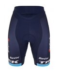 SANTINI Fahrradshorts ohne Träger - TREK SEGAFREDO 2023 LADY FAN LINE - Blau