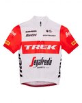 SANTINI Kurzarm Fahrradtrikot - TREK 2023 KIDS - Rot/Weiß