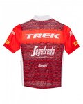 SANTINI Kurzarm Fahrradtrikot - TREK 2023 KIDS - Rot/Weiß