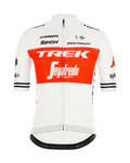 SANTINI Kurzarm Fahrradtrikot - TREK 2019 BLEND - Weiß/Rot