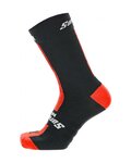 SANTINI Klassische Fahrradsocken - X IRONMAN VIS - Schwarz/Rot