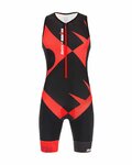 SANTINI Fahrradoverall - X IRONMAN CUPIO - Schwarz/Rot