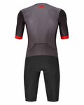 SANTINI Fahrradoverall - X IRONMAN VIPER - Schwarz/Rot