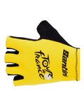 SANTINI Fingerlose Fahrradhandschuhe - TOUR DE FRANCE 2024 - Gelb