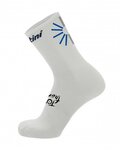 SANTINI Klassische Fahrradsocken - TOUR DE FRANCE 2023 - Weiß
