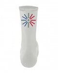 SANTINI Klassische Fahrradsocken - TOUR DE FRANCE 2023 - Weiß
