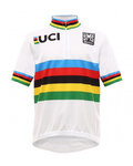 SANTINI Kurzarm Fahrradtrikot - UCI KIDS - mehrfarbig/Weiß