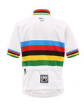 SANTINI Kurzarm Fahrradtrikot - UCI KIDS - mehrfarbig/Weiß