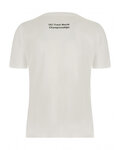 SANTINI Kurzarm Fahrrad-Shirt - TRACK UCI OFFICIAL - Weiß