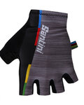 SANTINI Fingerlose Fahrradhandschuhe - UCI RAINBOW - Grau