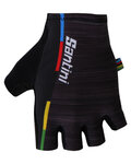 SANTINI Fingerlose Fahrradhandschuhe - UCI RAINBOW - Schwarz
