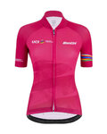 SANTINI Kurzarm Fahrradtrikot - UCI WORLD LADY - Lila