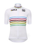 SANTINI Kurzarm Fahrradtrikot - UCI WORLD CHAMPION - Weiß