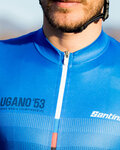 SANTINI Kurzarm Fahrradtrikot - DAMA - Blau