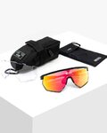 SCICON Fahrradsonnenbrille - AEROWING - Schwarz