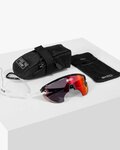 SCICON Fahrradsonnenbrille - AEROWING LAMON - Schwarz