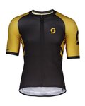 SCOTT Kurzarm Fahrradtrikot - RC PREMIUM CLIMBER - Schwarz/Gelb