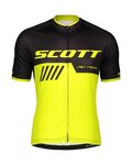 SCOTT Kurzarm Fahrradtrikot - RC TEAM 10 - Gelb/Schwarz