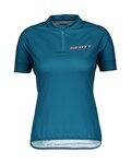 SCOTT Kurzarm Fahrradtrikot - ENDURANCE 30 LADY - Blau