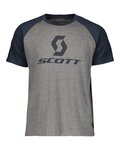 SCOTT Kurzarm Fahrrad-Shirt - 10 ICON RAGLAN - Blau/Grau