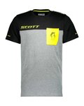 SCOTT Kurzarm Fahrrad-Shirt - FACTORY TEAM - Gelb/Grau/Schwarz