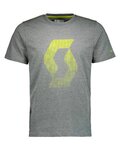 SCOTT Kurzarm Fahrrad-Shirt - ICON FACTORY TEAM - Gelb/Grau