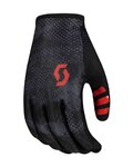 SCOTT Langfinger-Fahrradhandschuhe - TRACTION LF - Schwarz/Rot